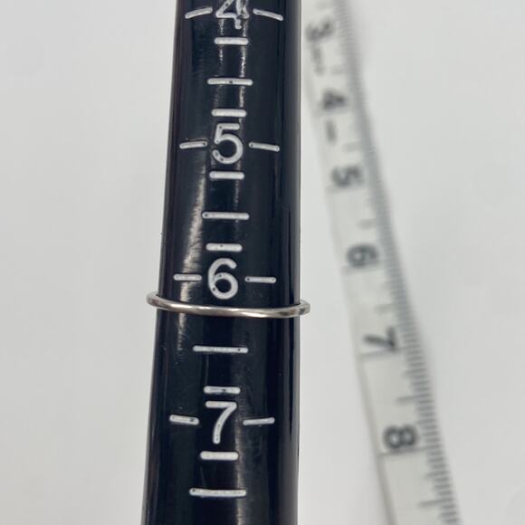 NEW! Sterling silver amethyst stone ring, size 6.25 - Picture 5 of 6